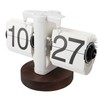 Flip Desk Clock Retro Single Sided Battery Powered Retro Vintage