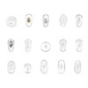 US Ship Silicone Nose Pads For Eyeglasses Sunglass Screw On