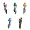 5 Pieces Decorative Birds Artificial Birds Small Artificial Birds Hanging