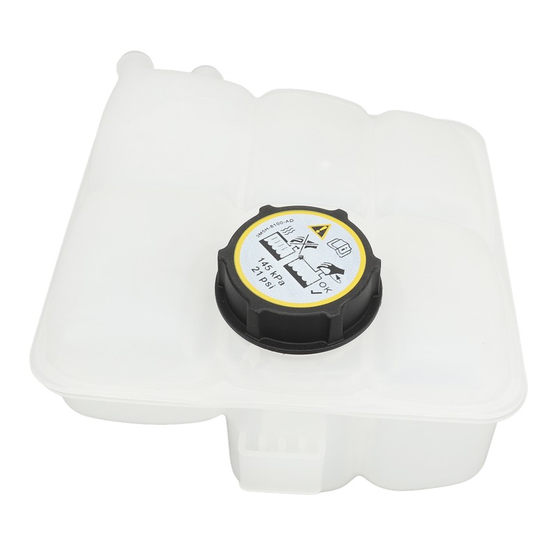 Coolant Reservoir Expansion Tank with Cap 8V618K218AE Replacement for Focus