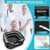 Inflatable Shampoo Basin, Loc Detox Tub for Dreads, Shampoo Buddy