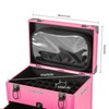 YIYIONCE Cosmetology Case on Wheels 3-Tiers Rolling Makeup Train Case