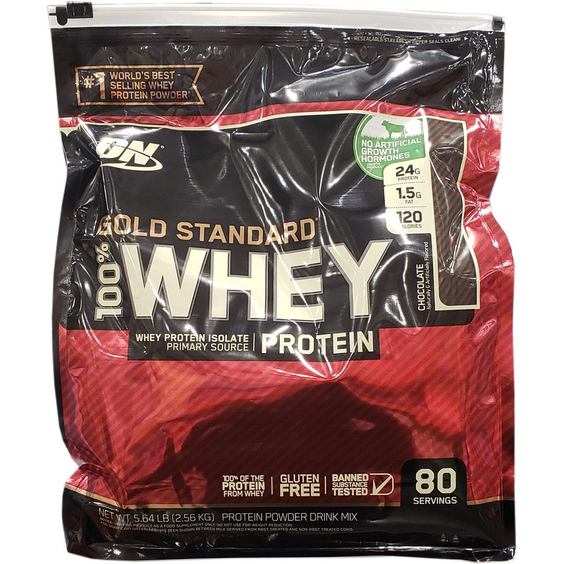 Optimum Nutrition 100 % Whey Chocolate Gold Standrad, 5.64 Pound