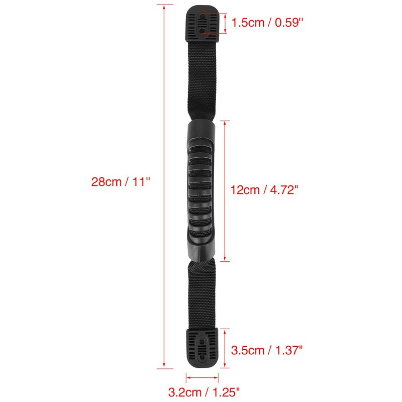 X AUTOHAUX 2pcs Kayak Handles Universal Rubber Carry Grab Handle