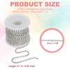 PATIKIL 2 Roll 10 Yard Crystal Rhinestone Close Chain Trim