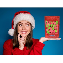 Christmas Tree Gummies Candy, Delicious Gummy Candy, Fun and Festive Holiday Snacking, Party Favor (Half-Pound)