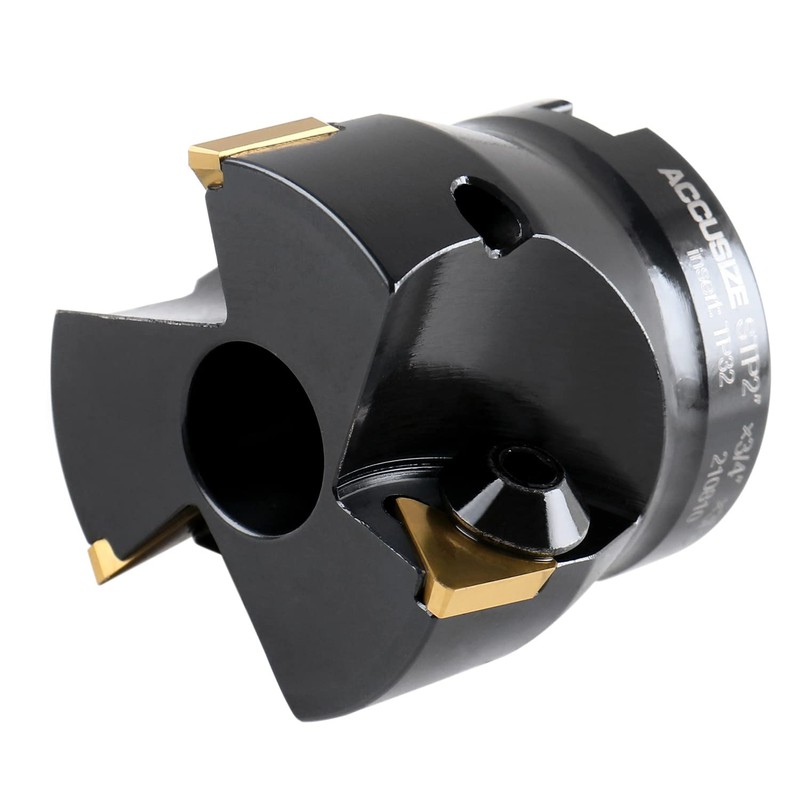 Accusize Industrial Tools 2 inch Indexable Face Milling Cutter 90