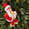 Automatic Climbing Santa Clause With Climb Beads Rope With Music