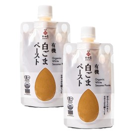 Organic White Sesame Paste 80g - Pack of 2 - Product of Japan