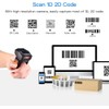 Eyoyo Wearable Finger Ring Barcode Scanner, 3-in-1 Mini USB Wired