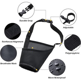 7-Pack Adjustable Dog Muzzles, Anti-Bark, Anti-Bite Dog Muzzle Set for Small, Medium, and Large Dogs