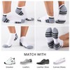 COOVAN Mens 12 Pack Athletic Ankle Socks, Mens Cushioned Comfortable