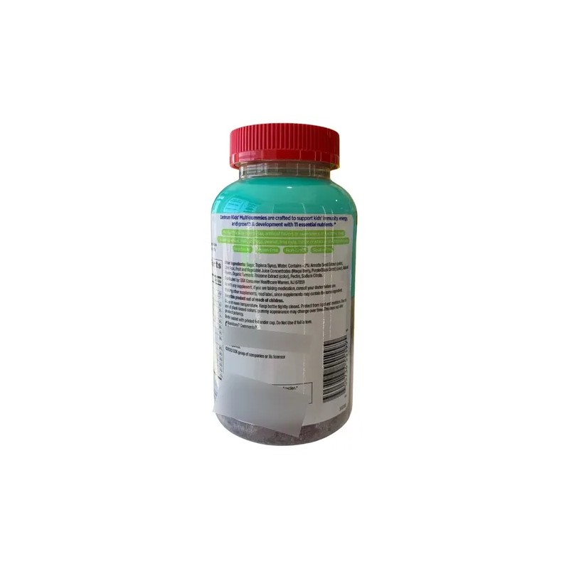 150 Gomitas Multivitamínicas Kids Vitamina A, C, D3, Zinc