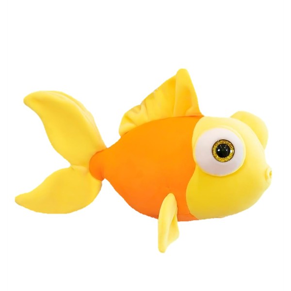 JOSON Goldfish Plush Stuffed Toy Soft Goldfish Doll Cushion Birthday