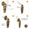 Hardware Philosophy Ancient Throne Brass Hardware Pulls 3.5-Inch - Set