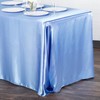 CV Linens Satin Tablecloth | 1 Piece | Cornflower/Serenity |