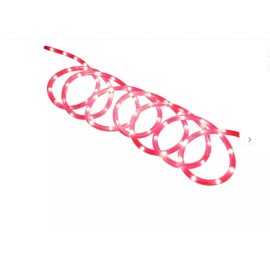 Holiday Time Super Bright Red LED Christmas Rope Lights, 18 ft, by Holiday Time