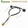 Y Shape Propane Splitter Hose QCC1 Inlet & POL/QCC Outlet