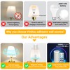 Vimhou Battery Operated Wall Sconce: Peel and Stick Adhesives Stick