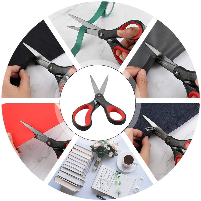 JARVISTAR Titanium Non-Stick Paper Scissors, Ultra Sharp Universal Scissors Set