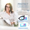 Oversized Cat Eye Reading Glasses for Women, Fashion Computer Blue