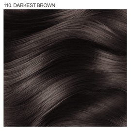 Adore Semi Permanent Hair Color - Vegan and Cruelty-Free Hair Dye - 4 Fl Oz - 110 Darkest Brown (Pack of 1)