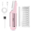 WLU Dermaplane Razor for Women Face with 10 Replaceable Blades,