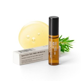 Lazy Society Teatree oil Roll-On 100% Spot Care for Acne Treatment - Gentle on Sensitive Skin, Targets Acne Pimples, Blemishes, and Zits. Face and Ski