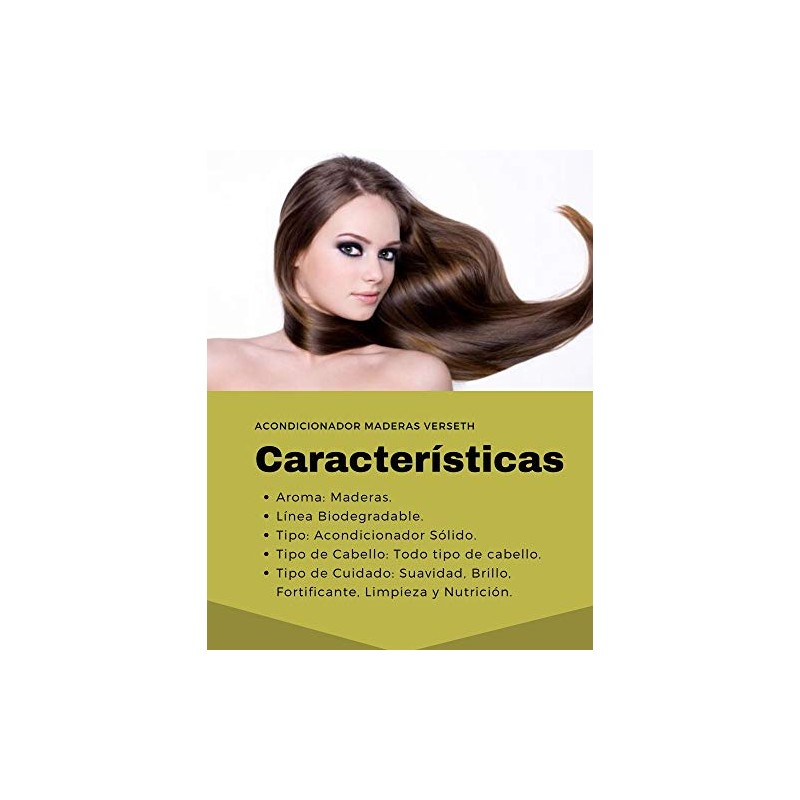 Verseth - Kit Shampoo + acondicionador en barra, anticaída y