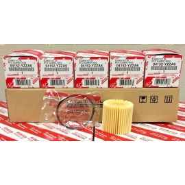TOYOTA COROLLA PRIUS SCION IM XD OIL FILTER SET OF 5 GENUINE OEM 04152-YZZA6