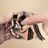 Metal Retro Red Bronze Windproof Butane Torch Lighter,Cool Refillable Lighters,Adjustable