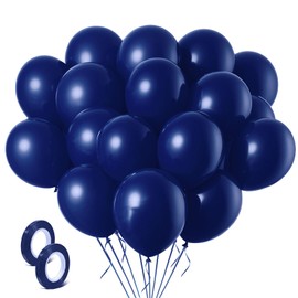 Navy Blue Balloons Latex Party Dark Blue 10 Pack 36 inch Round Navy Balloons for Wedding Graduation Birthday Party Backdrop Decorations