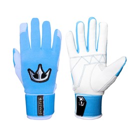 DYNASTY BASEBALL Bomb Squad Series Batting Gloves (Baby Blue, Large)
