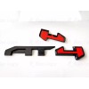 Auto Front Grill Gloss Black Red AT4 OVERLAY Emblem 2023+