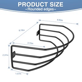 Laurensory Hat Organizer, 3 Pack Metal Hat Rack for Baseball Caps, Hold Up to 30 Caps Hangers Strong Ball Cap Holder Black