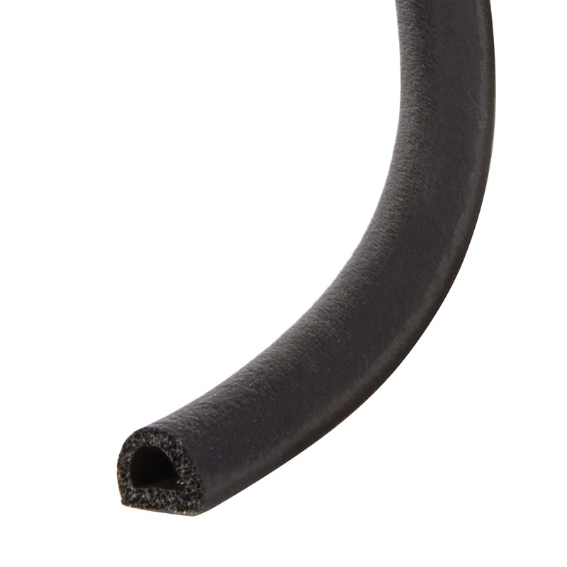 Frost King EPDM Rubber Self-Stick Weatherseal Tape, D-Section, 5/16" W,
