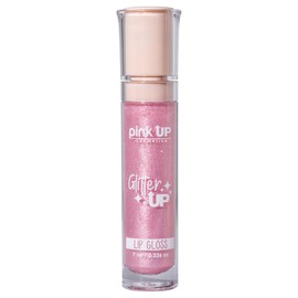 PINK UP | Glitter Up | Gloss | Labial | Brillo hidratante | Efecto Húmedo | Con glitter para labios | Glitters de larga duración | Acabado tornasol y destellante | Color Sparkle | 7ml | PKGU3