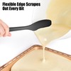 Doosu Silicone Spoon Spatula, 600ºF Heat-Resistant Food Grade Rubber Spoonula