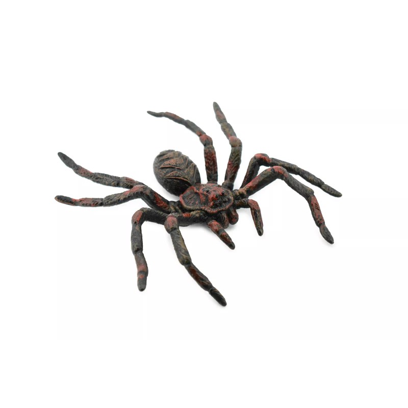 Safari Wolf Spider, Hand Painted, Realistic Figurine, Model, Gift 5"