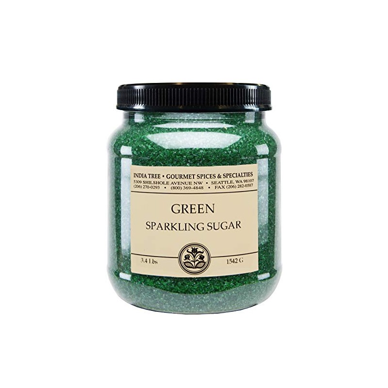 India Tree Green Sparkling Sugar, 3.4 lb
