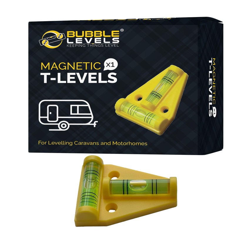 Bubble Levels | 1 x Magnetic T-Level | Mini Spirit