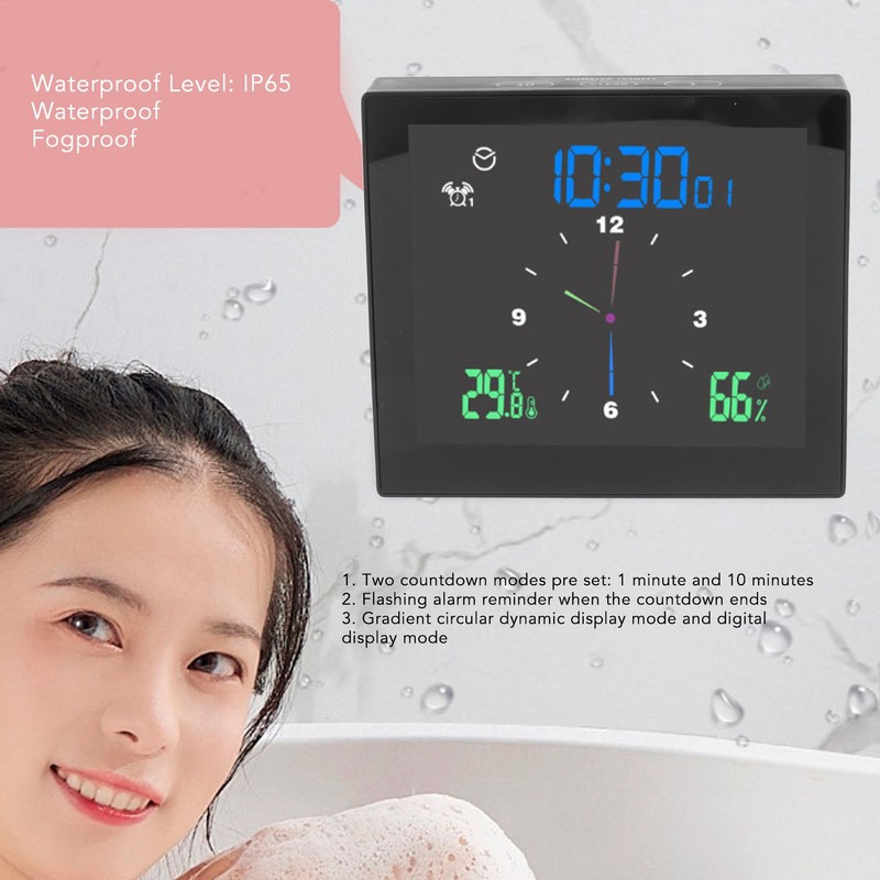 5inch Digital Hygrometer Indoor Thermometer with Backlight Accuracy Calibration IP65