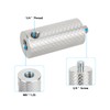 CAMVATE 1/4"-20 Male to M8 Female Extension Pole Adapter（Stainless Steel）-3692