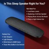 Bone Conduction Pillow Speaker, Auto-Off Timer Portable Speaker Under Pillow
