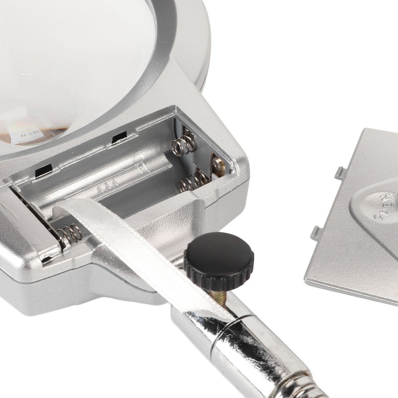 Clamp Magnifying Glass 2X and 6X Dual Lens Flexible Hose