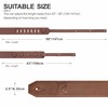 YIKOKO Guitar Strap 2.5", Classic Adjustable Crazy Horse Style Automotive