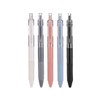 SURALIN Pack of 5 Gel Pens, Retractable Gel Pens, Black