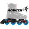 AOWISH 4-Pack Inline Skate Wheels Outdoor Asphalt Formula 85A Hockey