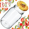 KADAX Preserving Jars 760 ml with fi82 mm Screw Lid,