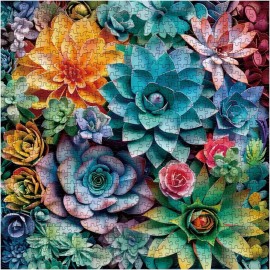 Brand: BBOLDIN 3D Succulent Puzzles for Adults 1000 Pieces Nature Plant Puzzle, Colorful...